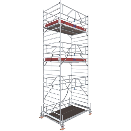 Rusztowanie jezdne aluminiowe Krause Stabilo 500 (1,50x2,50 m) – wys. rob. 7,5 m